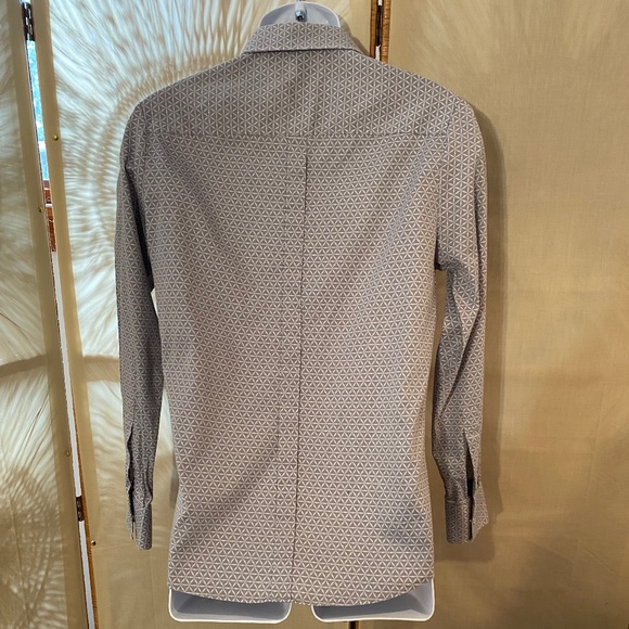 KARL LAGERFELD Men’s Grey Button Down Shirt Sz S - Picture 7 of 8